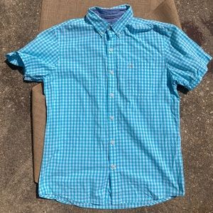 Blue and White Izod Dress Shirt